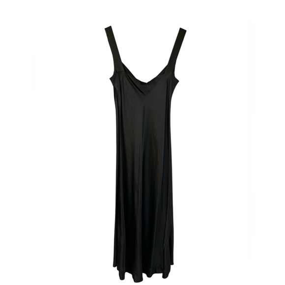 Revolve Protagonist black draped slip dress - Picture 2 of 10